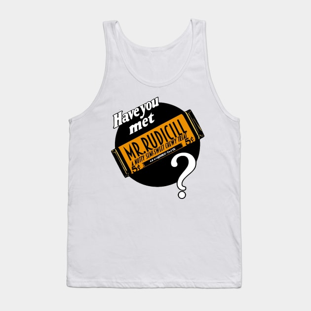 Mister Rudicill Candy Bar deisgn Tank Top by The Devil's Playground Show